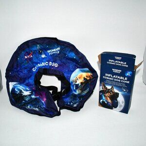 Wonder Family Soft Inflatable Dog Cone for After Surgery – 15"-18" XL NIB